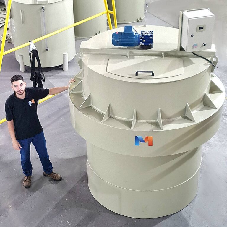 Tanque Polipropileno Com Misturador – Para Mezanino - Meta Industrial